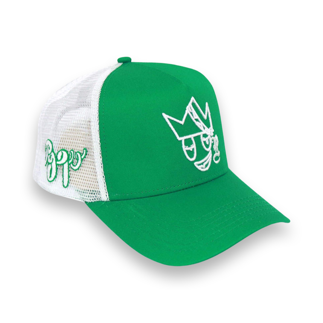 Casquette verte (jaune/vert)